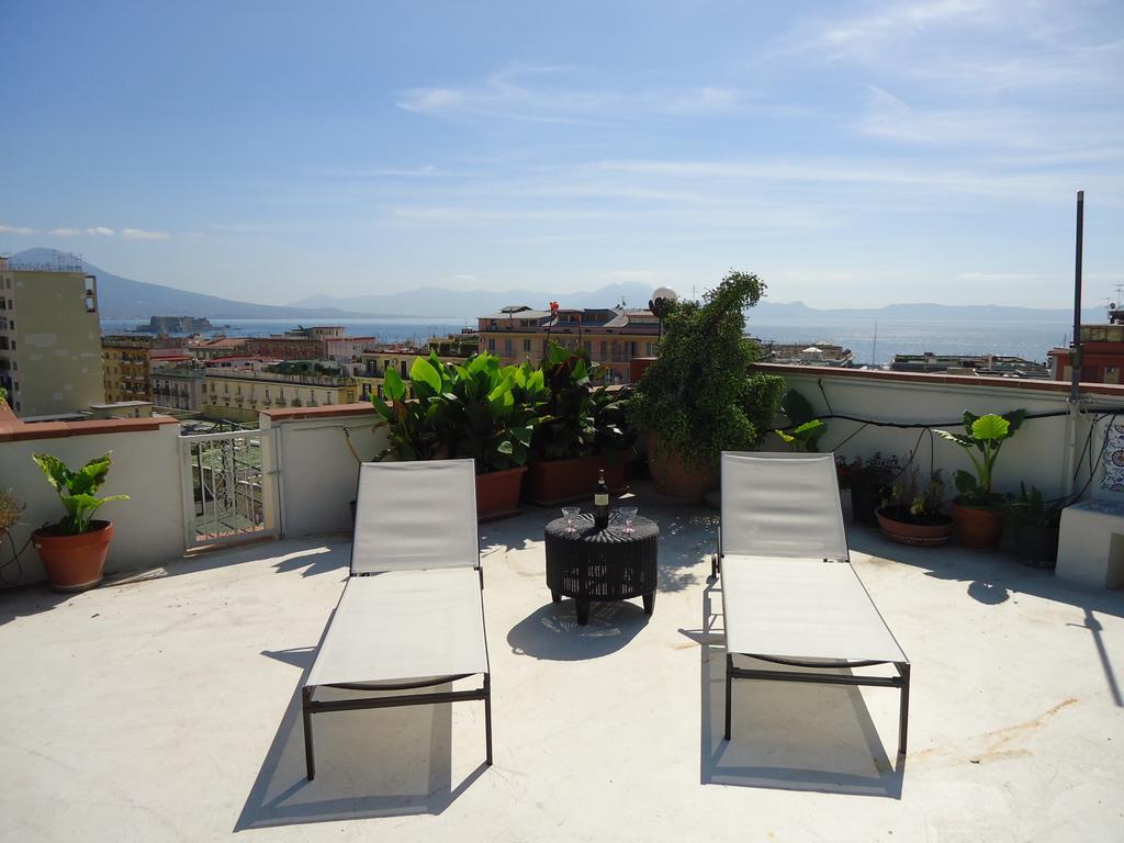 Relais Del Mar- Luxury Penthouse With Terrace Daire Napoli Oda fotoğraf