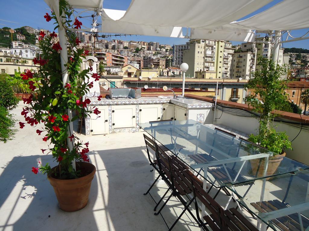 Relais Del Mar- Luxury Penthouse With Terrace Daire Napoli Oda fotoğraf